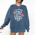 I Graduated Can I Go Back To Bed Now Graduate Graduation Comfort Colors Sweatshirt Denim