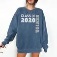 Graduation 2020 Class Of 2020 Senior Comfort Colors Sweatshirt Denim