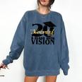 Graduation 2020 A Class With Vision Comfort Colors Sweatshirt Denim
