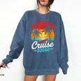 Graduation Cruise Squad 2025 Cruising Graduation Trip Comfort Colors Sweatshirt Denim