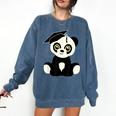 Graduation Panda Bear 2017 Graduate Graduation T-Sh Comfort Colors Sweatshirt Denim