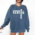 Gymnastics Senior Night Gymnastics Senior 2025 Graduation 2 Comfort Colors Sweatshirt Denim