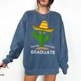 High School College Graduate Graduation Comfort Colors Sweatshirt Denim