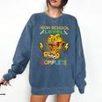 High School Level Complete Gamer Graduation Dinosaur 2021 Comfort Colors Sweatshirt Denim