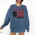 Hockey Senior Night Hockey Senior 2026 Graduation 59 Comfort Colors Sweatshirt Denim