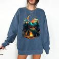 Id Rather Be Camping Great Outdoors Love Glamping Introvert Comfort Colors Sweatshirt Denim Id Rather Be Camping Great Outdoors Love Glamping Introvert Comfort Colors Sweatshirt Denim