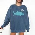 I'm An Introwater Cute Whale I'm An Introvert Comfort Colors Sweatshirt Denim