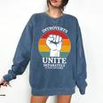 Introvert Antisocial Men Women Kids Boys Girls Comfort Colors Sweatshirt Denim