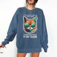 Introvert Joke For Introversion Personality Pity Party Comfort Colors Sweatshirt Denim Introvert Joke For Introversion Personality Pity Party Comfort Colors Sweatshirt Denim