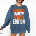 Introvert Party Solo Edition Sarcastic People Hater Comfort Colors Sweatshirt Denim Introvert Party Solo Edition Sarcastic People Hater Comfort Colors Sweatshirt Denim