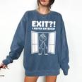Irony Sarcasm Introvert Dry Humor Comic Cartoon Geek Nerd Comfort Colors Sweatshirt Denim Irony Sarcasm Introvert Dry Humor Comic Cartoon Geek Nerd Comfort Colors Sweatshirt Denim