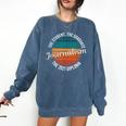 Journalism Graduation Senior Graduate Senioritis College Comfort Colors Sweatshirt Denim