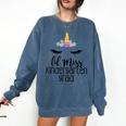 Kids Lil Miss Kindergarten Grad Shirt Graduation Shirts 2018 Comfort Colors Sweatshirt Denim