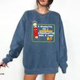 Kids Pre-K Graduation Kindergarten Here I Come Comfort Colors Sweatshirt Denim