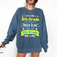 Kids So Long 8th Grade Graduation Here I Come 9th Grade Comfort Colors Sweatshirt Denim