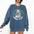 Kindergarten Graduation Class Of 2025 Senior 2037 Class Comfort Colors Sweatshirt Denim