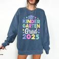 Kindergarten Graduation Kindergarten Grad Kid Girl Boy 2025 Comfort Colors Sweatshirt Denim