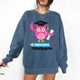 Kindergarten Graduation Tee Shirt Pink Owl T-Shir Comfort Colors Sweatshirt Denim
