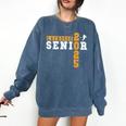Lacrosse Senior Night Lacrosse Senior 2025 Graduation 8 Comfort Colors Sweatshirt Denim