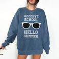 Last Day Of School Shirt Teacher Shirt Graduation Shirt Men Women Kids Comfort Colors Sweatshirt Denim