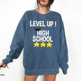 Level Up High School 8th Grade Graduation T-Shirt Comfort Colors Sweatshirt Denim