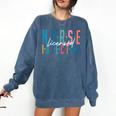 Licensed Nurse Injector Graduation Nurse Injector Comfort Colors Sweatshirt Denim