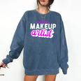 Makeup Artist Beauty Cosmetologist Graduation T-Shirt Comfort Colors Sweatshirt Denim