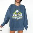 Medical School Graduation Idea For Doctors Comfort Colors Sweatshirt Denim
