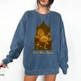 Medieval Cat Sarcastic Queen Lazy King Introvert Kitty Comfort Colors Sweatshirt Denim Medieval Cat Sarcastic Queen Lazy King Introvert Kitty Comfort Colors Sweatshirt Denim