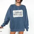 Middle School Graduation Shirts Graduate Grad Comfort Colors Sweatshirt Denim