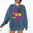 Miss 5th Grade Shirt 5 Grad Kids Girl Graduation School Comfort Colors Sweatshirt Denim