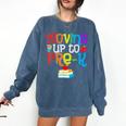 Moving Up To Pre-K Teacher Student Kid Graduation T-Shirt Comfort Colors Sweatshirt Denim