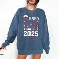 Nurse Earned It 2025 Nurse Graduation RN LPN Class Of 2025 Comfort Colors Sweatshirt Denim