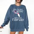 Nurse Florida RN CNA LPN Nursing Student Graduation Comfort Colors Sweatshirt Denim