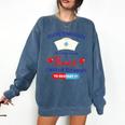 Nurse Tshirt Graduation Nursing School Birthday Comfort Colors Sweatshirt Denim