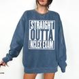 Nurse The Straight Outta NCLEX Graduation RN Gift Tshirt Comfort Colors Sweatshirt Denim