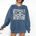 Officially a Junior Future Class Of 2027 Senior Graduation Comfort Colors Sweatshirt Denim