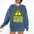 My People Skills Are Just Fine Sarcastic Introvert Comfort Colors Sweatshirt Denim My People Skills Are Just Fine Sarcastic Introvert Comfort Colors Sweatshirt Denim