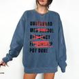 PGY Done Medical Training Residency Fellowship Graduation Comfort Colors Sweatshirt Denim