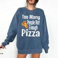 Pizza Lover Saying Introvert Anti Social Humor Foodie Comfort Colors Sweatshirt Denim Pizza Lover Saying Introvert Anti Social Humor Foodie Comfort Colors Sweatshirt Denim