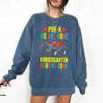 Pre-K Graduation Monster Truck Kindergarten Here We Come Comfort Colors Sweatshirt Denim