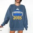 Pre School Graduation Shirts Graduate Grad 2018 Comfort Colors Sweatshirt Denim