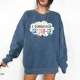 Pre School Graduation Shirts Graduate Grad Pre-K PreK Comfort Colors Sweatshirt Denim