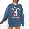 Preschool Graduate Kids T Shirt Pre-K Graduation Comfort Colors Sweatshirt Denim