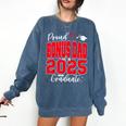 Proud Bonus Dad Of a Class Of 2025 Graduate Graduation Comfort Colors Sweatshirt Denim