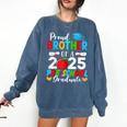 Proud Brother Of a 2025 Preschool Graduate Graduation Comfort Colors Sweatshirt Denim