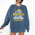 Proud Brother Class Of 2025 Nursing Graduate Graduation Comfort Colors Sweatshirt Denim