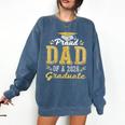 Proud DAD Of a 2026 Graduate Class Senior Graduation Comfort Colors Sweatshirt Denim