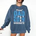 Proud Dad Of A Class Of 2019 Graduate TShirt Graduation Comfort Colors Sweatshirt Denim