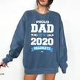 Proud Dad Of A Class Of 2020 Graduate TShirt Graduation Comfort Colors Sweatshirt Denim